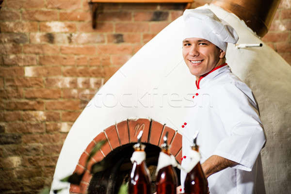 chef working in the kitchen Stock photo © adam121