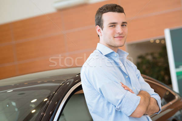 man standing near a car Stock photo © adam121