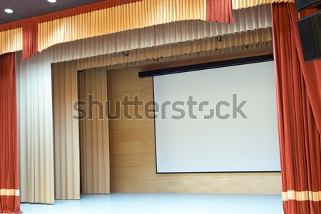 Film Theater Bild Kino Auditorium Bildschirm Stock foto © adam121