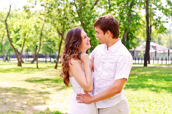 couple in the park Stock photo © adam121