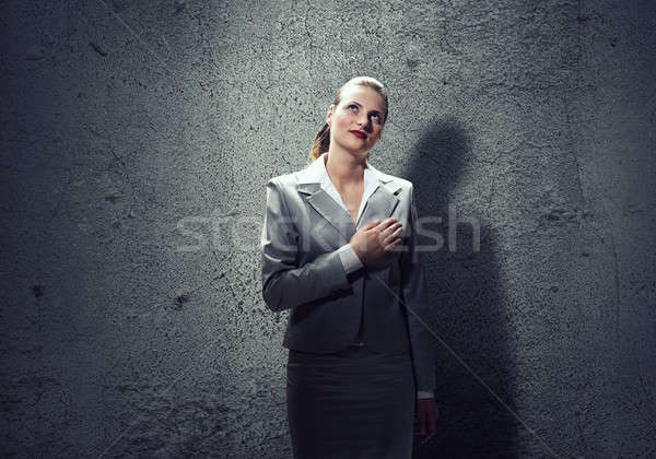 Woman make oath Stock photo © adam121