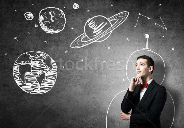 Dreaming to explore space Stock photo © adam121