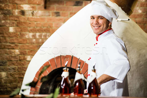 chef working in the kitchen Stock photo © adam121