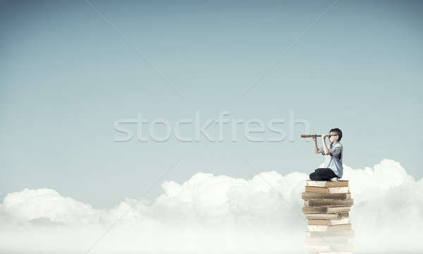 Reading for getting knowledge Stock photo © adam121
