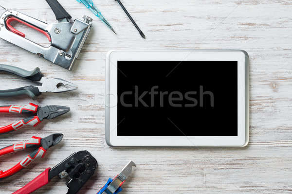 Stock photo: Make online service order