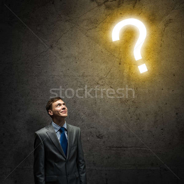 Thoughtful businessman Stock photo © adam121