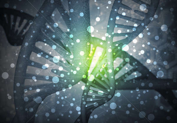 ADN-ul molecule 3D imagine cercetare Imagine de stoc © adam121