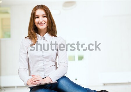 Portrait of an attractive woman Stock photo © adam121
