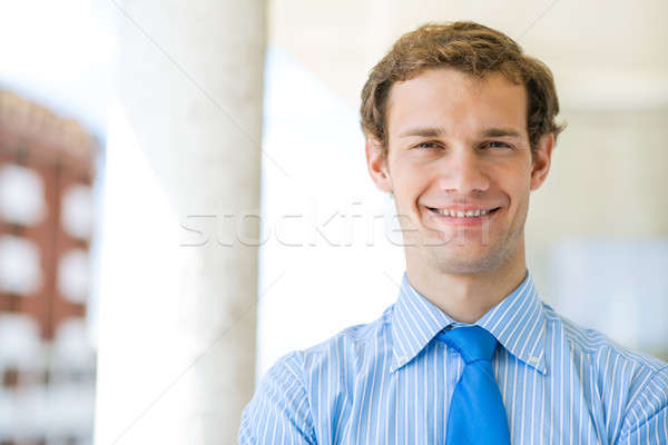 successful young businessman smiling Stock photo © adam121