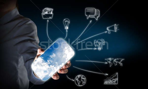 Smartphone interface application Stock photo © adam121