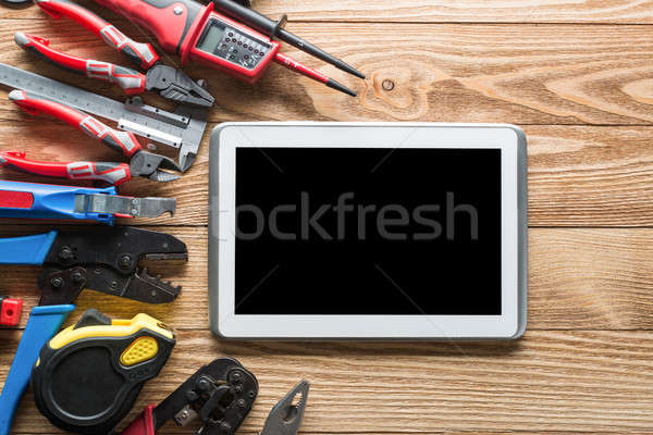 Reparación servicio solicitar variedad herramientas constructor Foto stock © adam121