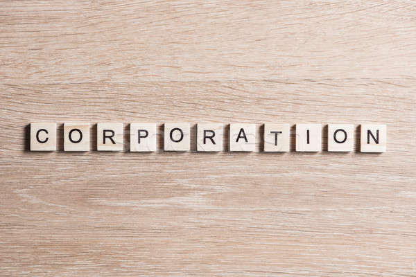 Business bedrijf corporatie woord communie Stockfoto © adam121