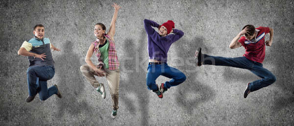 Hip hop dancers Stock photo © adam121