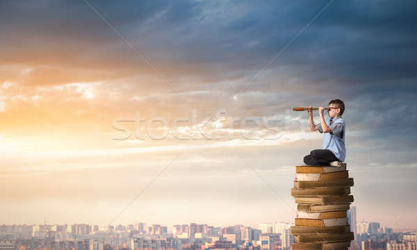Reading for getting knowledge Stock photo © adam121