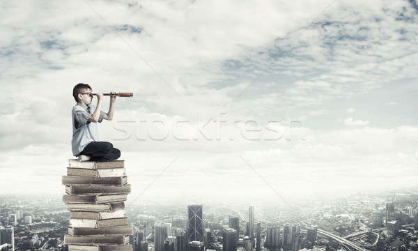 Reading for getting knowledge Stock photo © adam121