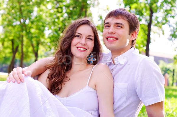 couple in the park Stock photo © adam121