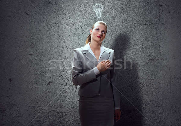 Thoughtful businesswoman Stock photo © adam121