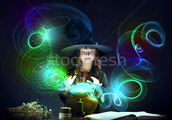 Little witch Stock photo © adam121