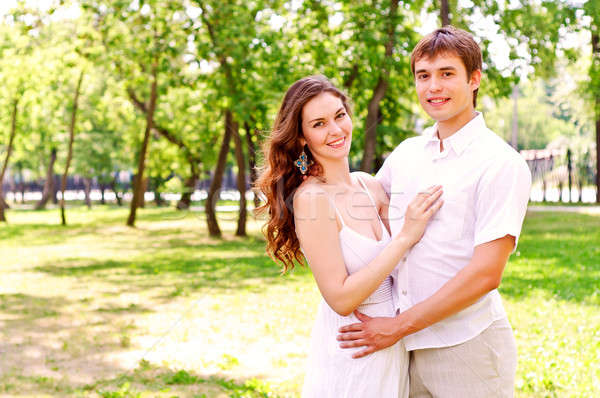 couple in the park Stock photo © adam121