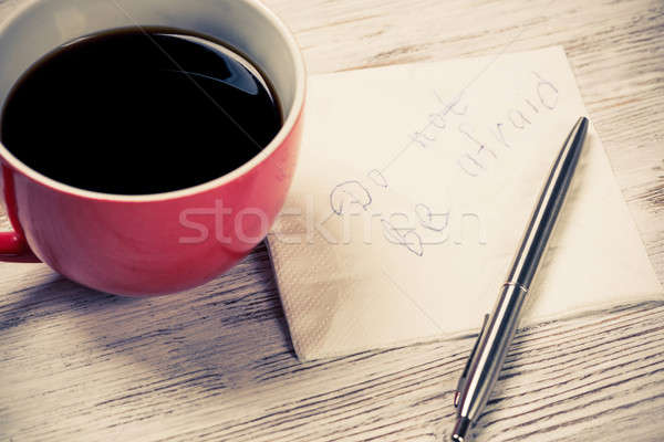 Stock photo: Time for cup of coffee