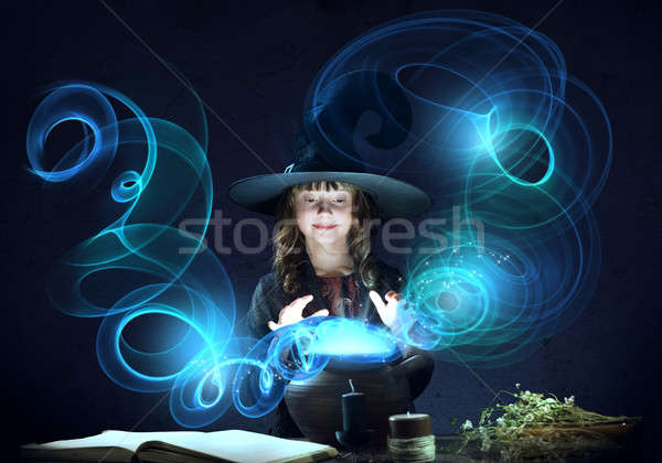 Little witch Stock photo © adam121