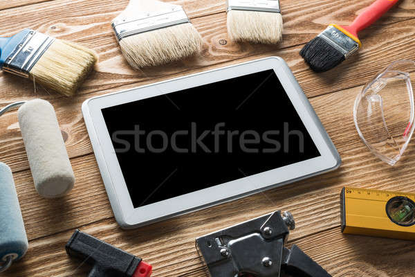 Foto stock: Reparar · serviço · solicitar · variedade · ferramentas · construtor