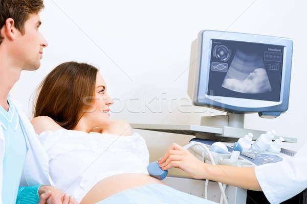 pregnant woman and the future father Stock photo © adam121