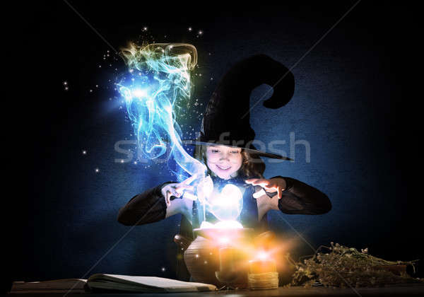 Little witch Stock photo © adam121