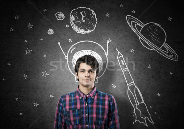 Dreaming to explore space Stock photo © adam121