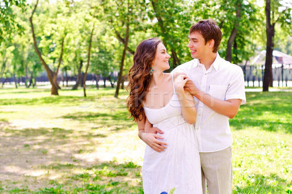 couple in the park Stock photo © adam121