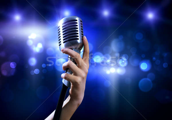 Popular singer Stock photo © adam121