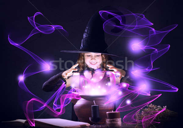 Little witch Stock photo © adam121