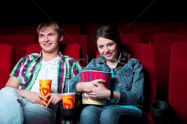 couple in cinema Stock photo © adam121