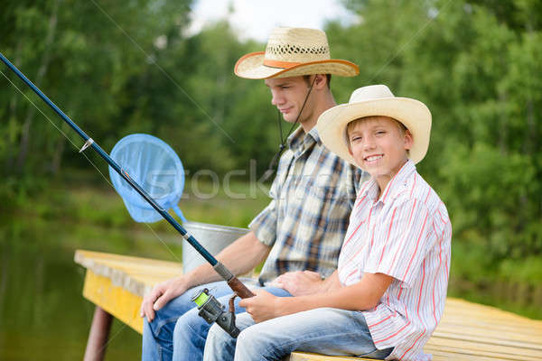 Stock photo: Summer angling