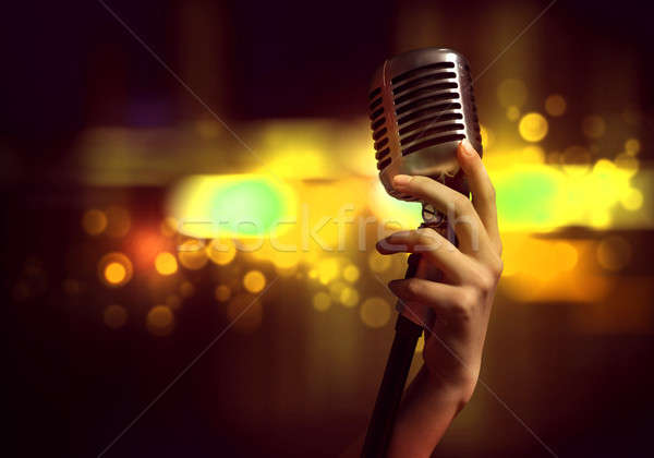 Popular singer Stock photo © adam121