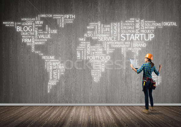 Construction concept and globalization Stock photo © adam121