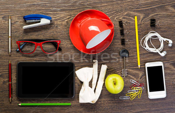 items laid on the table, still life Stock photo © adam121