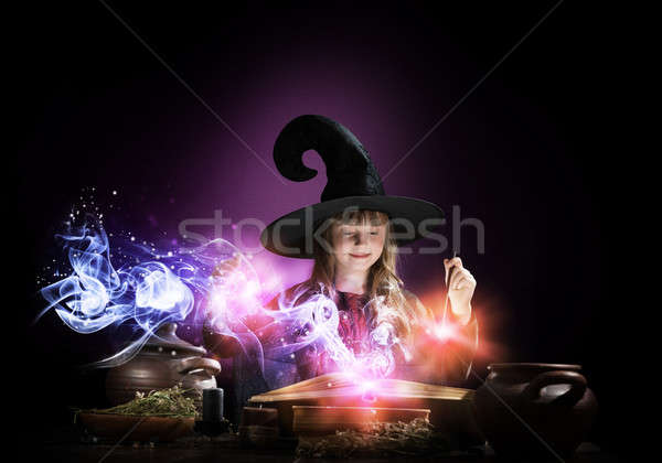 Little witch Stock photo © adam121