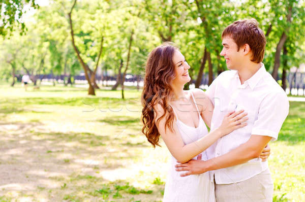 couple in the park Stock photo © adam121