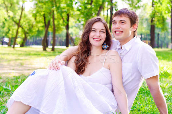 couple in the park Stock photo © adam121