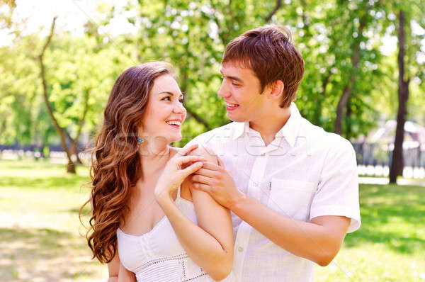 couple in the park Stock photo © adam121