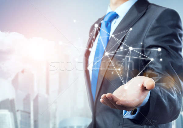 Presenting connection and interaction concept Stock photo © adam121