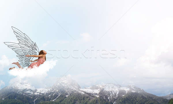 Stock photo: When you are young and free