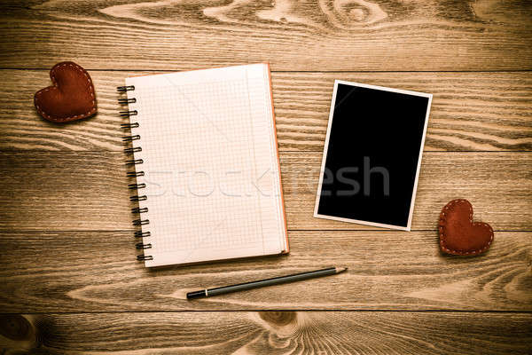 Writing love message Stock photo © adam121