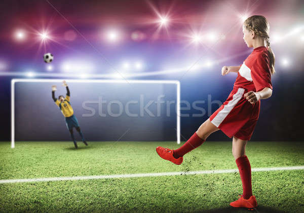 Football goal Stock photo © adam121