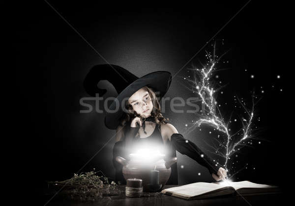 Little witch Stock photo © adam121