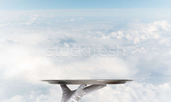 Stockfoto: De · ober · lege · zilver · klaar · product