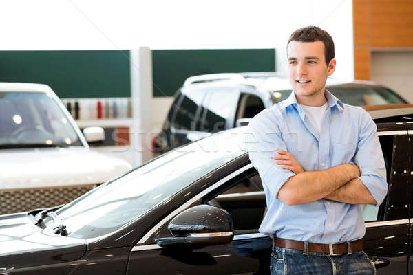 man standing near a car Stock photo © adam121