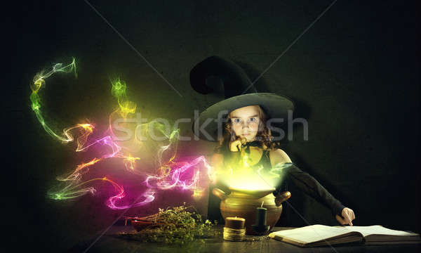 Little witch Stock photo © adam121