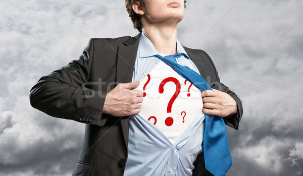 businessman breaks the shirt Stock photo © adam121